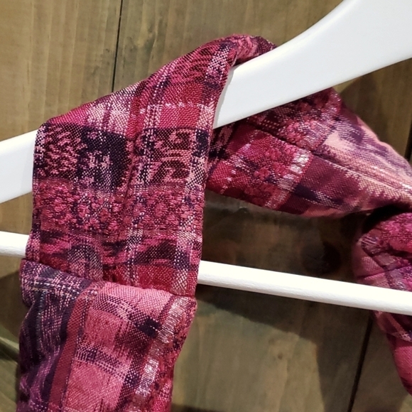 ARTISAN PURPLE PINK EMBROIDERED FLORAL BAG - Picture 2 of 10